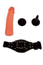 Carregar imagem no visualizador da galeria, Dildo realístico bege com cinta - 17cm - Marcus - Baile
