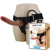 Carregar imagem no visualizador da galeria, Strap-on com dildo ejaculador - 21.5 cm - Kyton - Pretty Love
