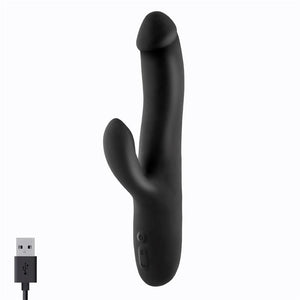 Vibrador 3em1 - Vaginal - Estimulador de clitóris - Movimento sobe e desce - ANGUS
