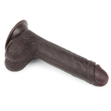 Carregar imagem no visualizador da galeria, Dildo deslizante com dupla camada 7” - Castanho - 18 cm - Sliding Skin - LoveToy
