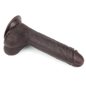 Dildo deslizante com dupla camada 7” - Castanho - 18 cm - Sliding Skin - LoveToy