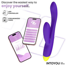 Carregar imagem no visualizador da galeria, Vibrador vaginal com estimulador de clitóris com APP - Lyra - IntoYou
