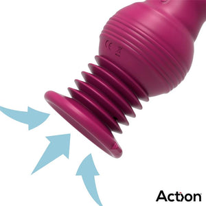 Vibrador com movimento sobe e desce - 24 cm - Jet Thruster Rocket - Double Action