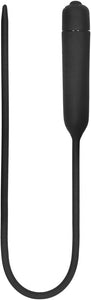 Plug dilatador de uretra - com vibração - Silicone vibrating bullet plug - Ouch!