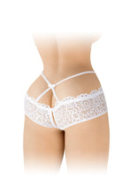 Carregar imagem no visualizador da galeria, Cueca em renda branca - Célia - Fashion Secret
