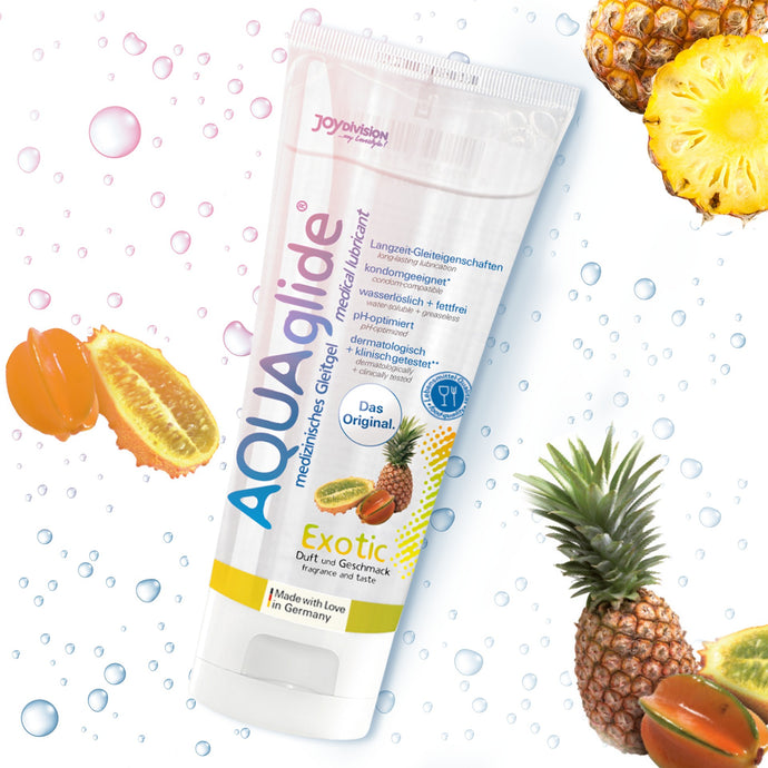 Lubrificante à base de água - Frutos Exóticos - Vegan - 100ml - Aquaglide
