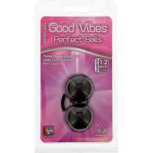 Carregar imagem no visualizador da galeria, Bolas vaginais para exercícios pélvicos - Preto - Good Vibes Perfect Balls
