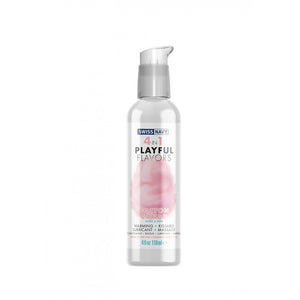4 em 1 Lubrificante, Gel de Massagem, aroma a Algodão doce e Efeito de aquecimento - 118ml- Swiss Navy