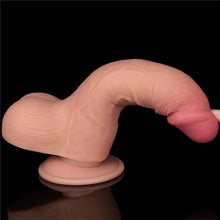 Carregar imagem no visualizador da galeria, Dildo deslizante com dupla camada 7.5” - Bege - 19.5 cm - Sliding Skin - LoveToy
