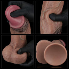 Carregar imagem no visualizador da galeria, Dildo realístico com dupla densidade - 28 cm - Nature cock - Love Toy
