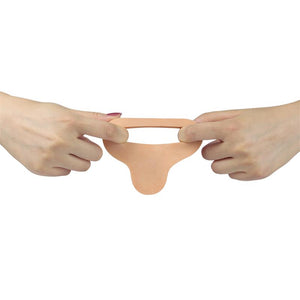 Strap-on - Dildo para dupla penetração - 14 cm - The Ultra Soft Double