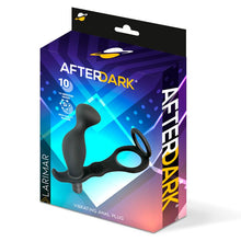 Carregar imagem no visualizador da galeria, Estimulador de próstata com vibração e anel para pénis e testículos - Larimar - AfterDark
