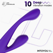 Carregar imagem no visualizador da galeria, Vibrador vaginal com estimulador de clitóris com APP - Lyra - IntoYou
