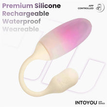 Carregar imagem no visualizador da galeria, Ovo vaginal vibratório com APP - Nexegg - Branco e rosa - IntoYou
