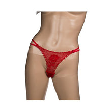 Carregar imagem no visualizador da galeria, Rosa com tanga feminina vermelha 
