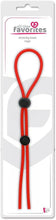 Carregar imagem no visualizador da galeria, Anel para pénis e testículos - Ajustável - Vermelho - Stretchy Lasso Cage
