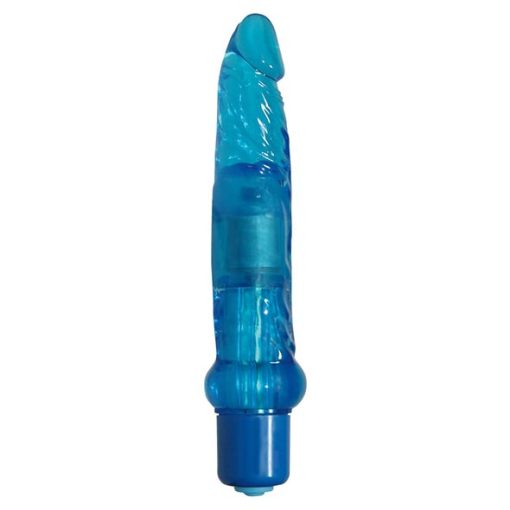 Vibrador Jelly Anal - Azul