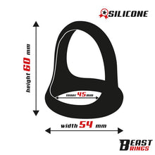 Carregar imagem no visualizador da galeria, Anel para pénis e testículos - Wake up the beast - Silicone cock ring - Beast Rings
