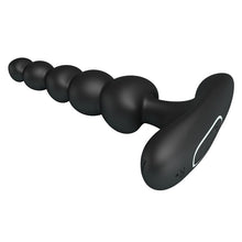 Carregar imagem no visualizador da galeria, Plug anal com vibração - Preto - Corban - Pretty Love

