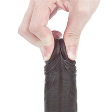 Carregar imagem no visualizador da galeria, Dildo deslizante com dupla camada 7” - Castanho - 18 cm - Sliding Skin - LoveToy
