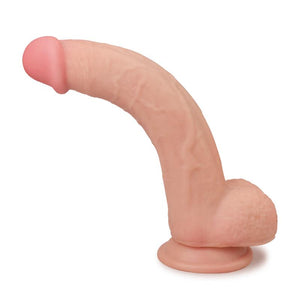 Dildo deslizante com dupla camada 9” - Bege - 23.5 cm - Sliding Skin - Lovetoy