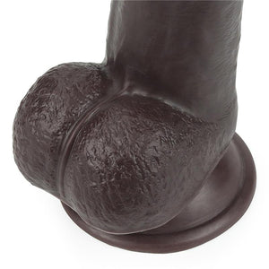 Dildo deslizante com dupla camada 9” - Castanho - 23.5 cm - Sliding Skin - LoveToy