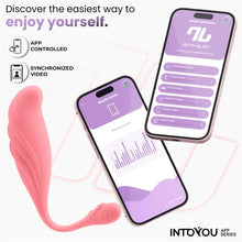 Carregar imagem no visualizador da galeria, Ovo vaginal vibratório com movimento de onda e APP - Waving remote egg - IntoYou
