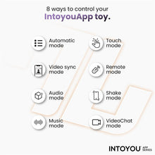 Carregar imagem no visualizador da galeria, Ovo vaginal vibratório com APP - Nexegg - Laranja e roxo - IntoYou

