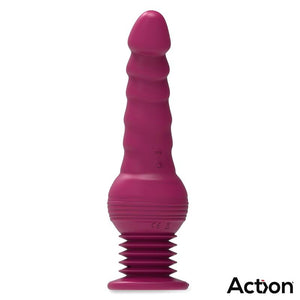 Vibrador com movimento sobe e desce - 24 cm - Jet Thruster Rocket - Double Action