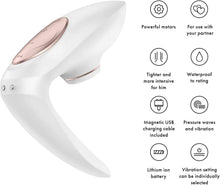 Carregar imagem no visualizador da galeria, Estimulador de Clitóris e Vibrador para Casal - Pro 4 Couples - Satisfyer
