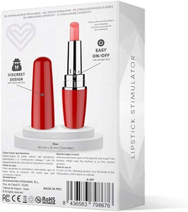 Batom vibratório - Vermelho - Viblips - Latetobed