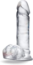 Carregar imagem no visualizador da galeria, Dildo transparente com testículos - 20 cm - Diamond - BYours
