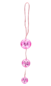 Bolas vaginais para exercícios pélvicos - Rosa - Graduated Orgasm Balls