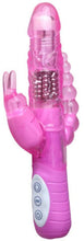 Carregar imagem no visualizador da galeria, Vibrador triplo - Vaginal, Anal e Clitóris - Rosa - Rabbit Dual Pleasure
