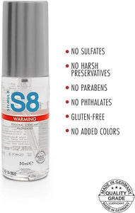 Lubrificante à base de água com efeito quente - S8 Warming 50ml