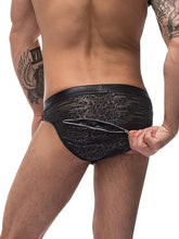 Carregar imagem no visualizador da galeria, Cueca preta com fechos - Zip it -  Male Power
