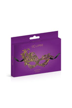 Carregar imagem no visualizador da galeria, Máscara veneziana em renda dourada - Aurore - Eclipse
