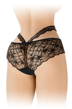 Carregar imagem no visualizador da galeria, Cueca em renda preta - Marie - Fashion Secret
