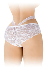 Carregar imagem no visualizador da galeria, Cueca em renda branca - Marie - Fashion Secret
