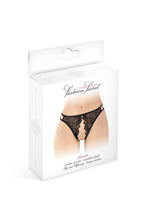 Carregar imagem no visualizador da galeria, Cueca em renda preta - Annette - Fashion Secret
