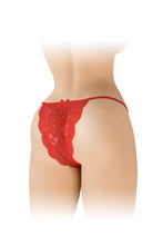 Carregar imagem no visualizador da galeria, Tanga em renda vermelha - Cindy - Fashion Secret

