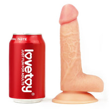 Carregar imagem no visualizador da galeria, Dildo realístico - 18cm - The Ultra Soft Dude - Lovetoy
