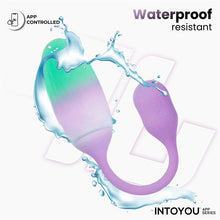 Carregar imagem no visualizador da galeria, Ovo vaginal vibratório com APP - Nexegg - Verde e roxo - IntoYou

