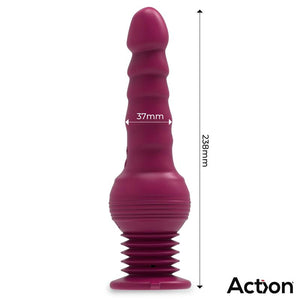 Vibrador com movimento sobe e desce - 24 cm - Jet Thruster Rocket - Double Action