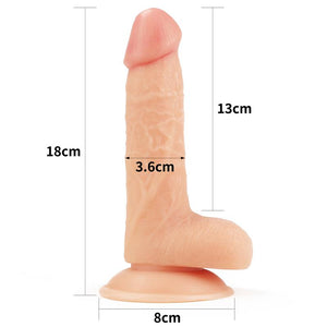 Dildo realístico - 18cm - The Ultra Soft Dude - Lovetoy