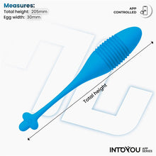 Carregar imagem no visualizador da galeria, Ovo vaginal vibratório com movimento sobe e desce e APP - Thrusting remote egg - IntoYou
