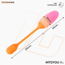 Carregar imagem no visualizador da galeria, Ovo vaginal vibratório com APP - Nexegg - Laranja e roxo - IntoYou
