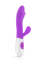 Carregar imagem no visualizador da galeria, Vibrador Vaginal e Ponto G com Estimulador de Clitóris - Roxo - Elya - Yoba
