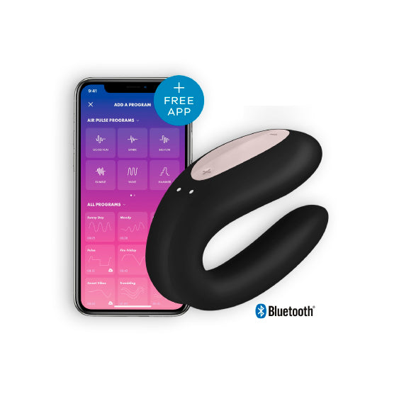 Vibrador Duplo para Casal com App - Double Joy - Satisfyer