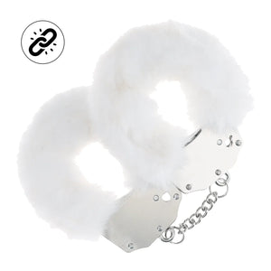 Algemas de metal com pêlo branco - Ouch!